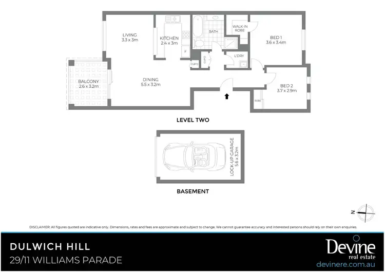 Floorplan of Homely unit listing, 29/11 Williams Parade, Dulwich Hill NSW 2203
