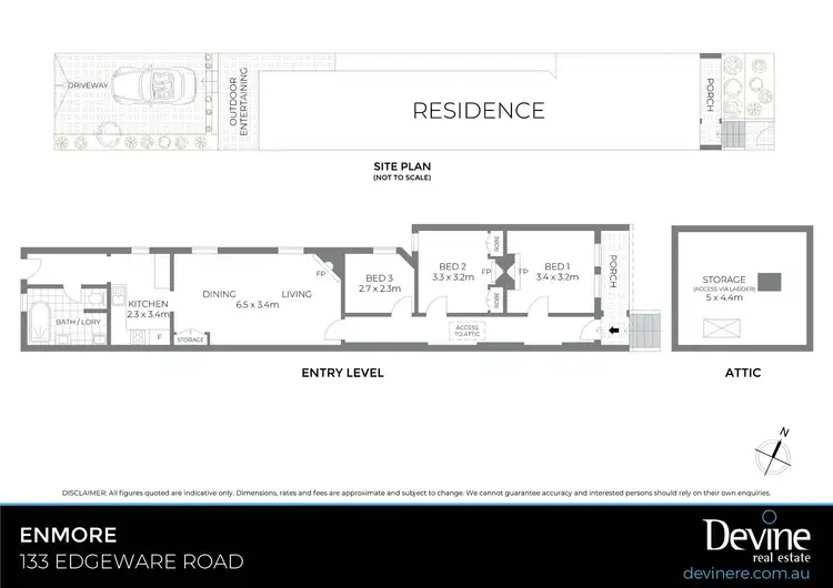 Floorplan of Homely house listing, 133 Edgeware Road, Enmore NSW 2042