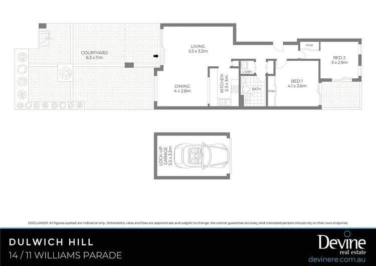 Floorplan of Homely apartment listing, 14/11 Williams Parade, Dulwich Hill NSW 2203