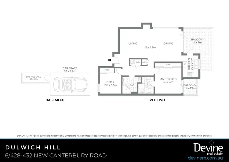 Floorplan of Homely apartment listing, 6/428-432 New Canterbury Road, Dulwich Hill NSW 2203