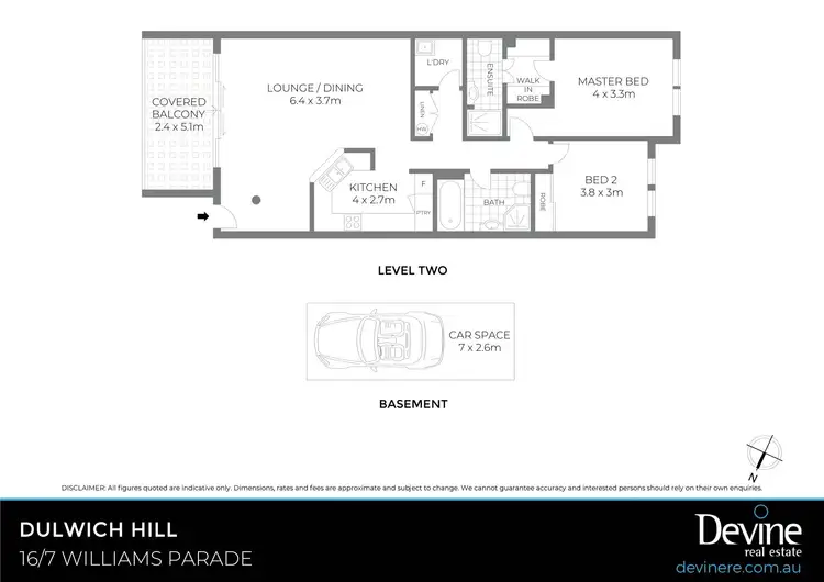 Floorplan of Homely unit listing, 16/7 Williams Parade, Dulwich Hill NSW 2203