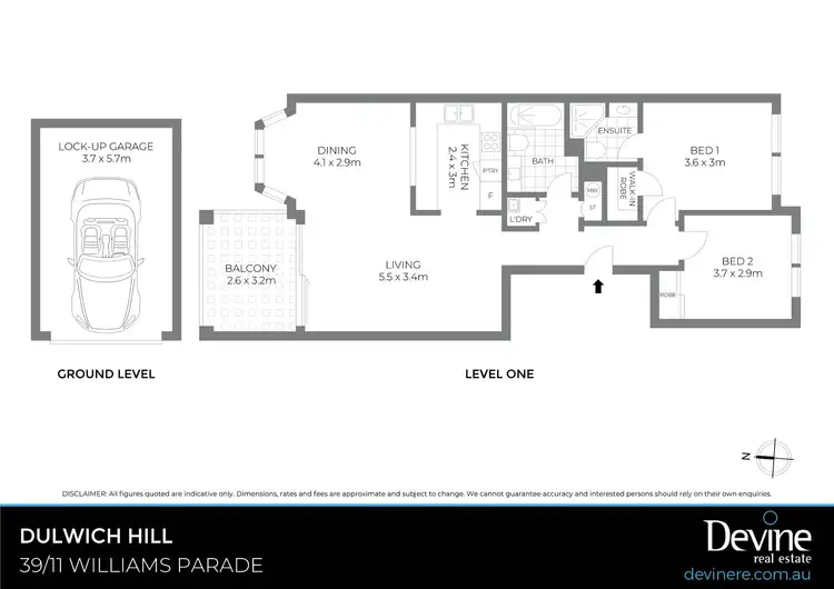 Floorplan of Homely apartment listing, 39/11 Williams Parade, Dulwich Hill NSW 2203