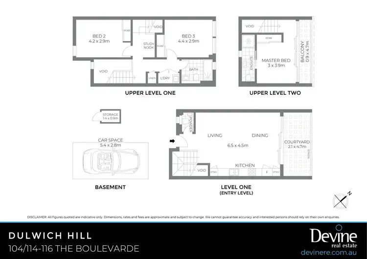 Floorplan of Homely apartment listing, 104/114-116 The Boulevarde, Dulwich Hill NSW 2203