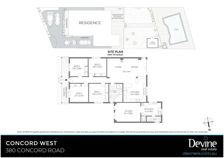 Floorplan of Homely house listing, 380 Concord Road, Concord West NSW 2138