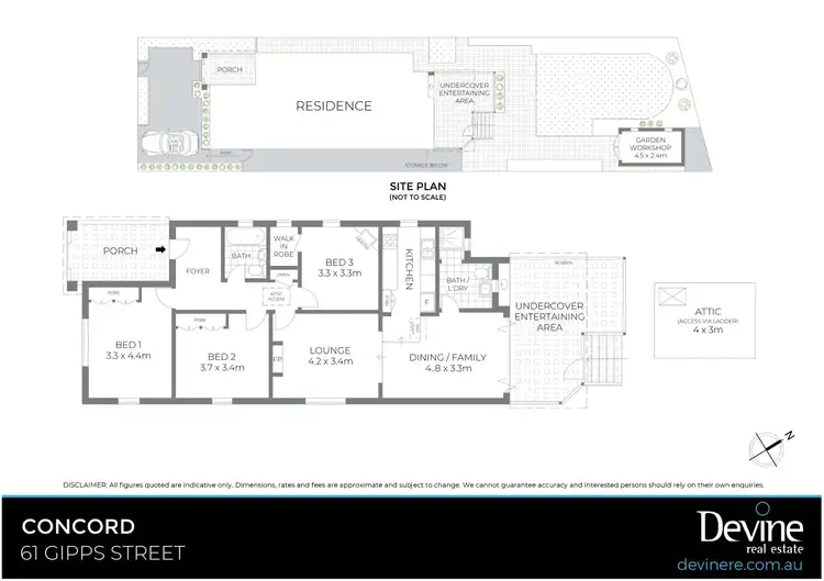 Floorplan of Homely house listing, 61 Gipps Street, Concord NSW 2137