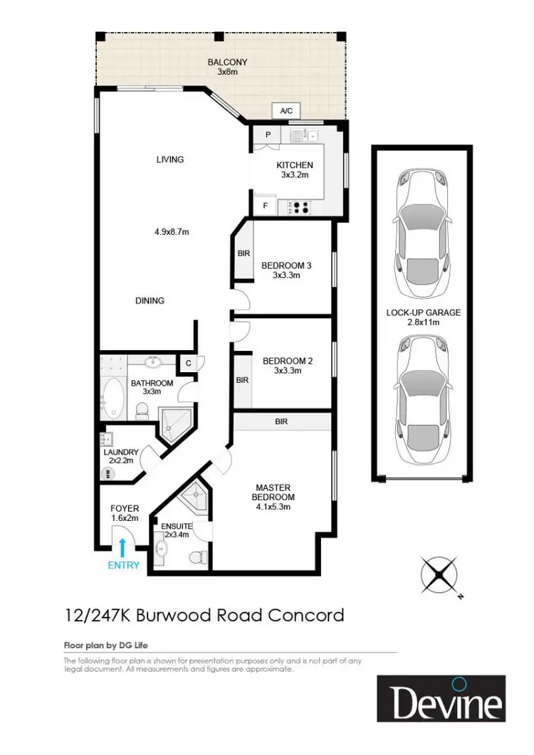 Floorplan of Homely apartment listing, 12/247K Burwood Road, Concord NSW 2137