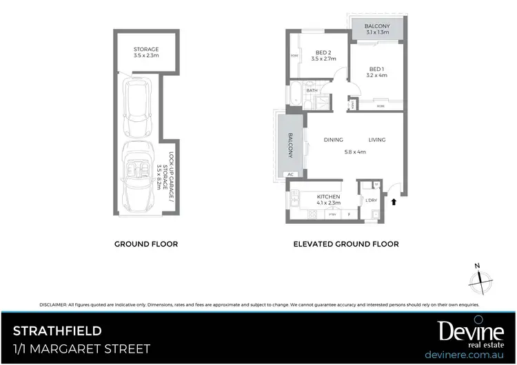Floorplan of Homely apartment listing, 1/1 Margaret Street, Strathfield NSW 2135