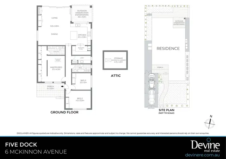 Floorplan of Homely house listing, 6 McKinnon Avenue, Five Dock NSW 2046