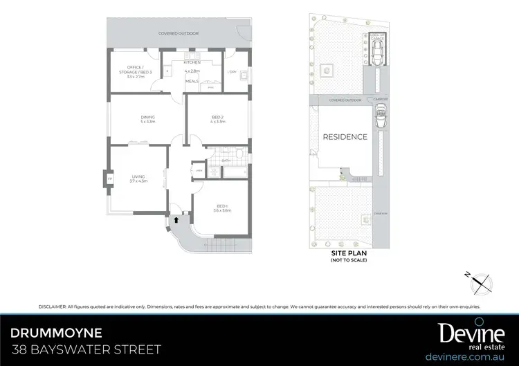 Floorplan of Homely house listing, 38 Bayswater Street, Drummoyne NSW 2047