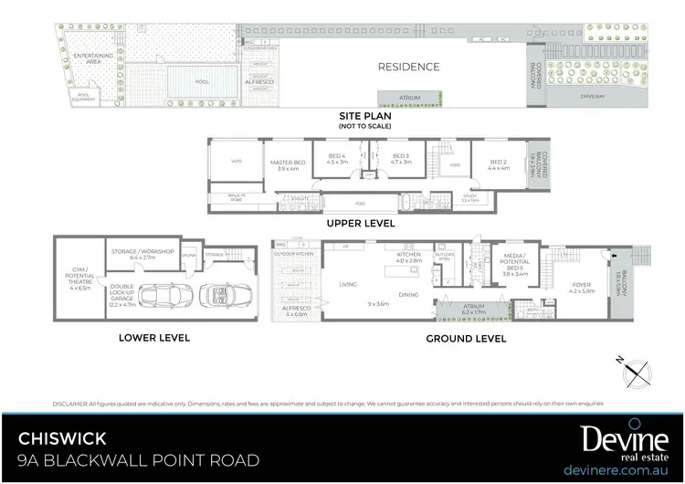Floorplan of Homely house listing, 9a Blackwall Point Road, Chiswick NSW 2046