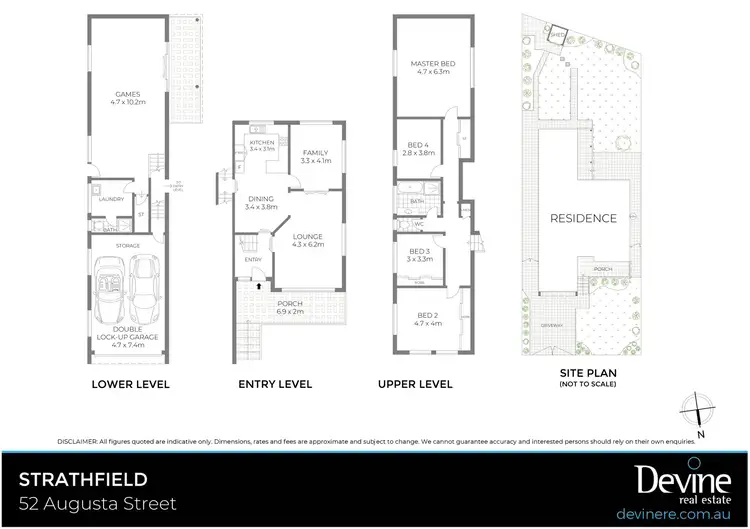Floorplan of Homely house listing, 52 Augusta Street, Strathfield NSW 2135
