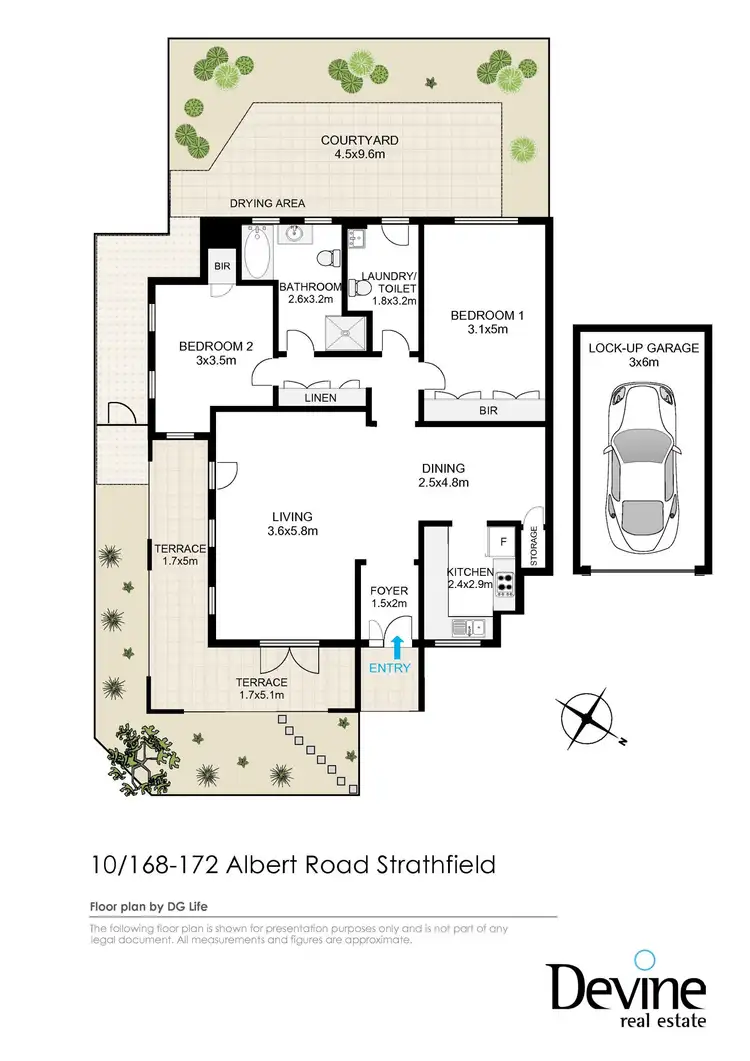 Floorplan of Homely apartment listing, 10/168-172 Albert Road, Strathfield NSW 2135