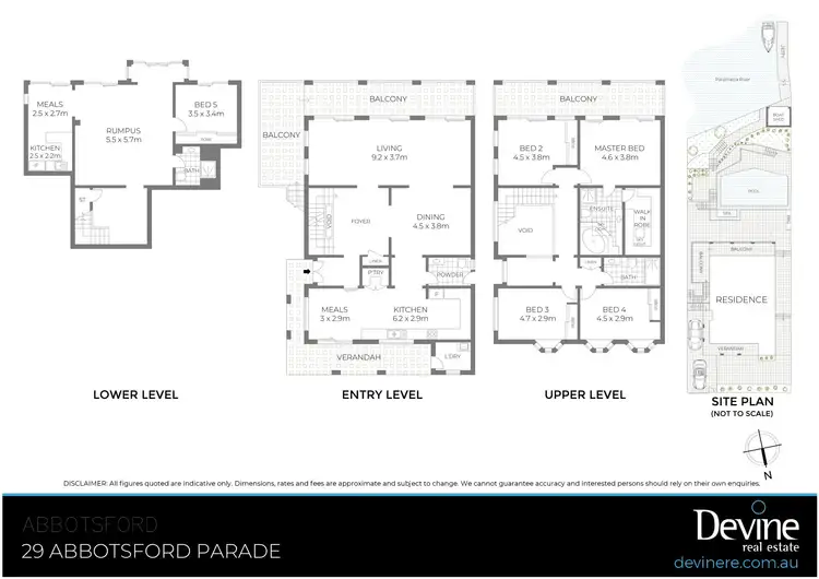 Floorplan of Homely house listing, 29 Abbotsford Parade, Abbotsford NSW 2046