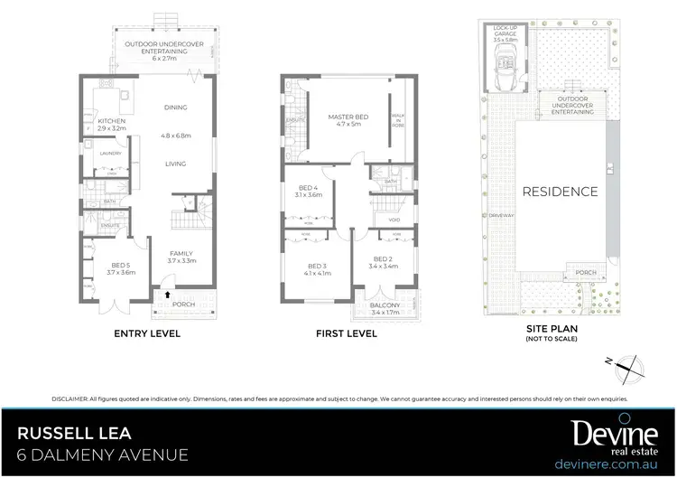 Floorplan of Homely house listing, 6 Dalmeny Avenue, Russell Lea NSW 2046