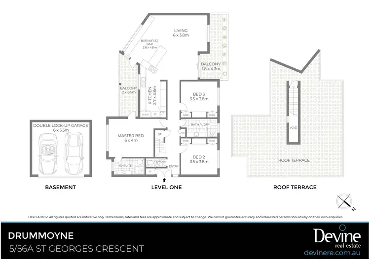 Floorplan of Homely apartment listing, 5/56a St Georges Crescent, Drummoyne NSW 2047