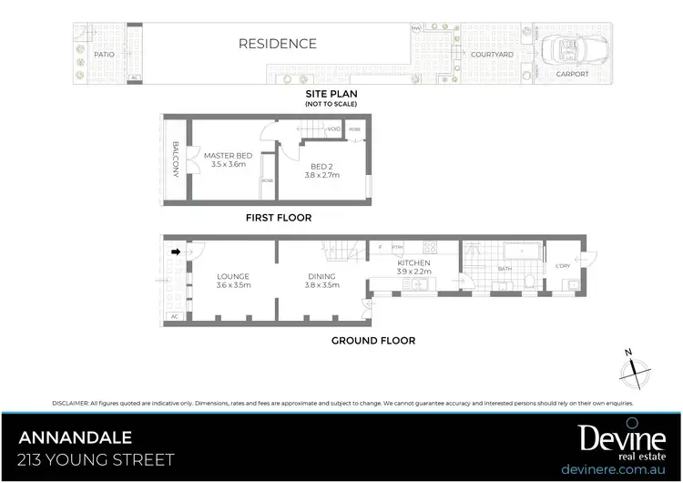 Floorplan of Homely house listing, 213 Young Street, Annandale NSW 2038