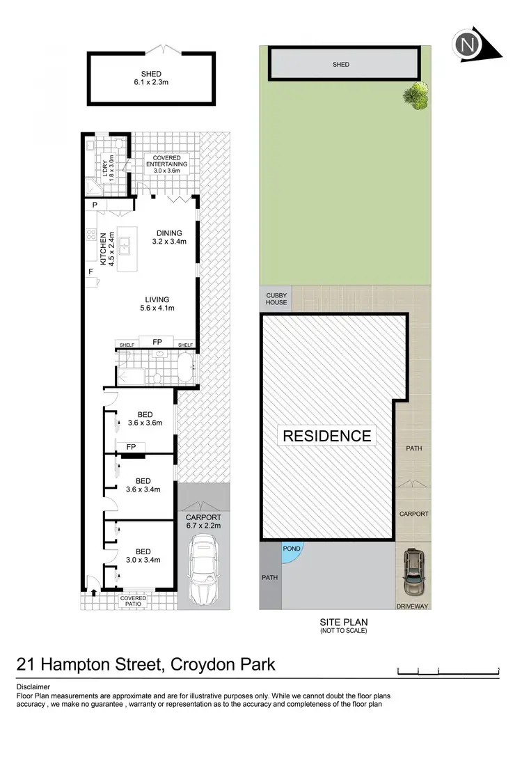 Floorplan of Homely house listing, 21 Hampton Street, Croydon Park NSW 2133