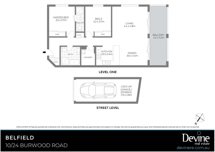 Floorplan of Homely apartment listing, 10/24 Burwood Road, Belfield NSW 2191