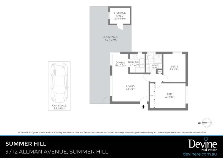 Floorplan of Homely apartment listing, 3/12 Allman Avenue, Summer Hill NSW 2130