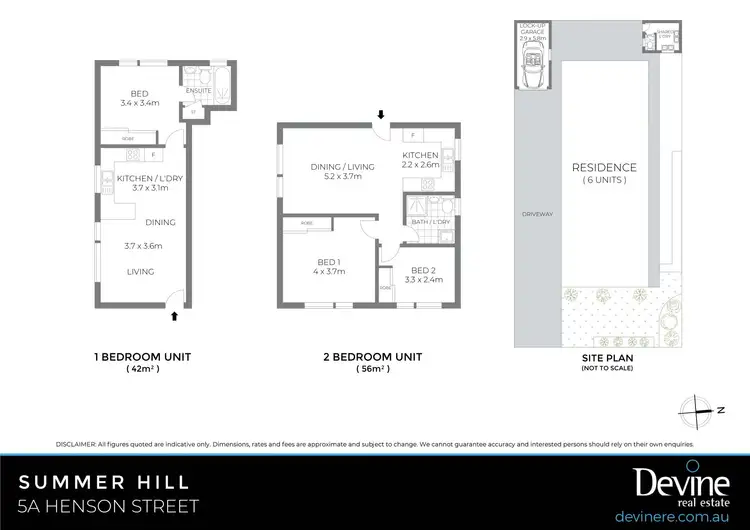 Floorplan of Homely block of units listing, 5A Henson Street, Summer Hill NSW 2130