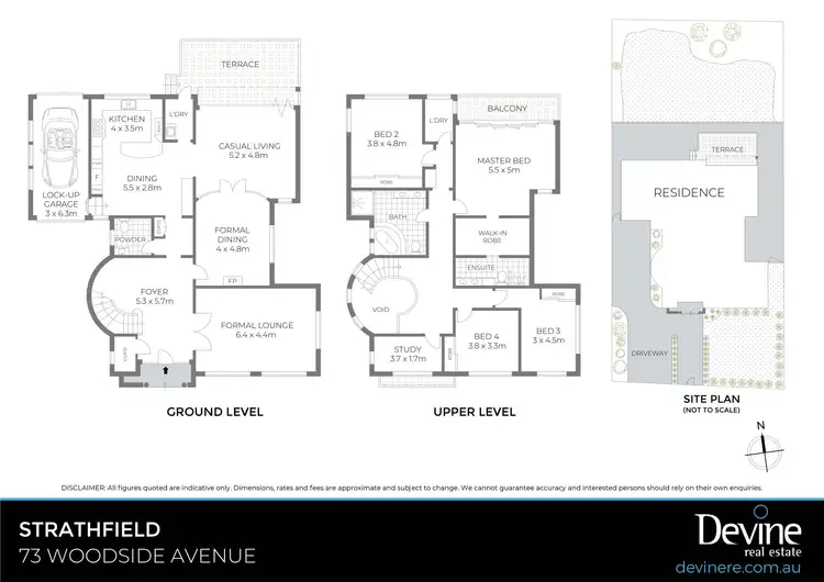 Floorplan of Homely house listing, 73 Woodside Avenue, Strathfield NSW 2135