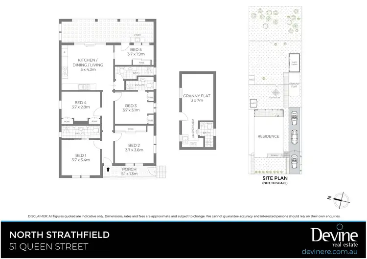 Floorplan of Homely house listing, 51 Queen Street, North Strathfield NSW 2137