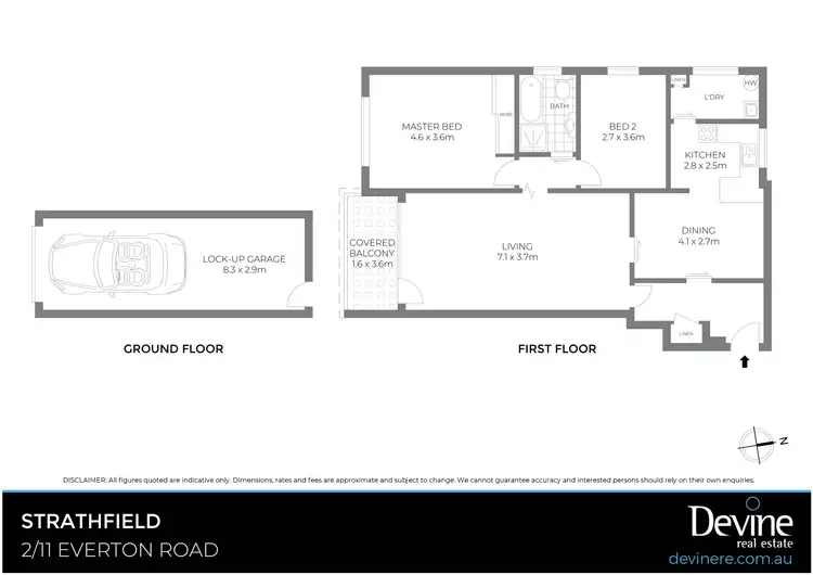 Floorplan of Homely apartment listing, 2/11 Everton Road, Strathfield NSW 2135