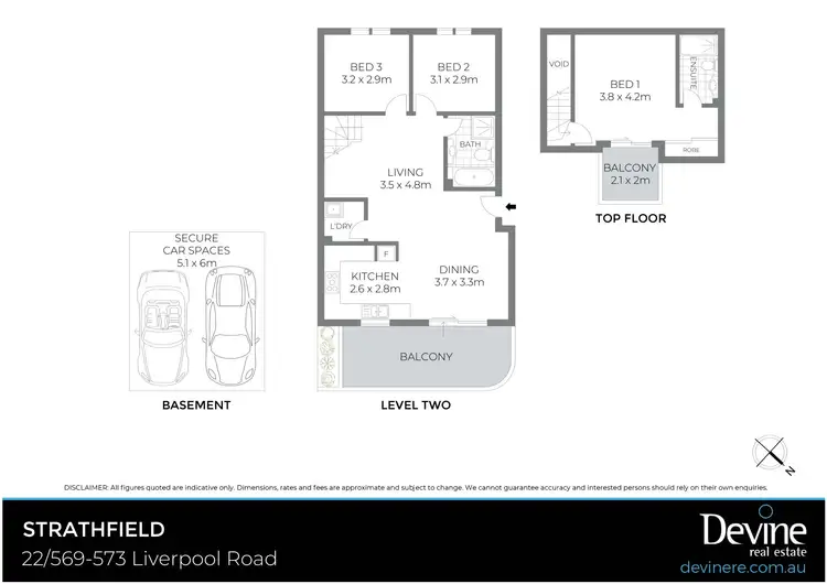 Floorplan of Homely apartment listing, 22/569-573 Liverpool Road, Strathfield NSW 2135