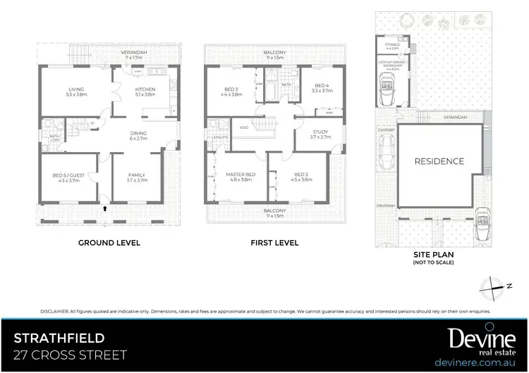 Floorplan of Homely house listing, 27 Cross Street, Strathfield NSW 2135