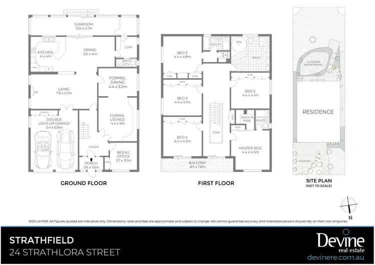 Floorplan of Homely house listing, 24 Strathlora Street, Strathfield NSW 2135