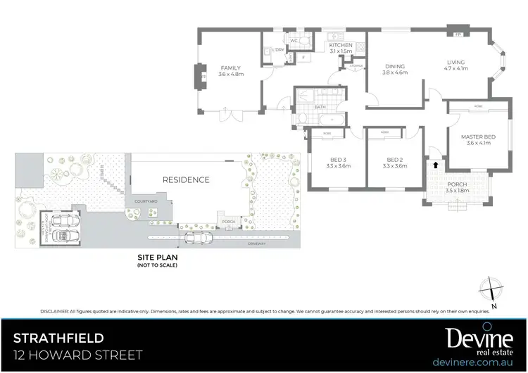 Floorplan of Homely house listing, 12 Howard Street, Strathfield NSW 2135