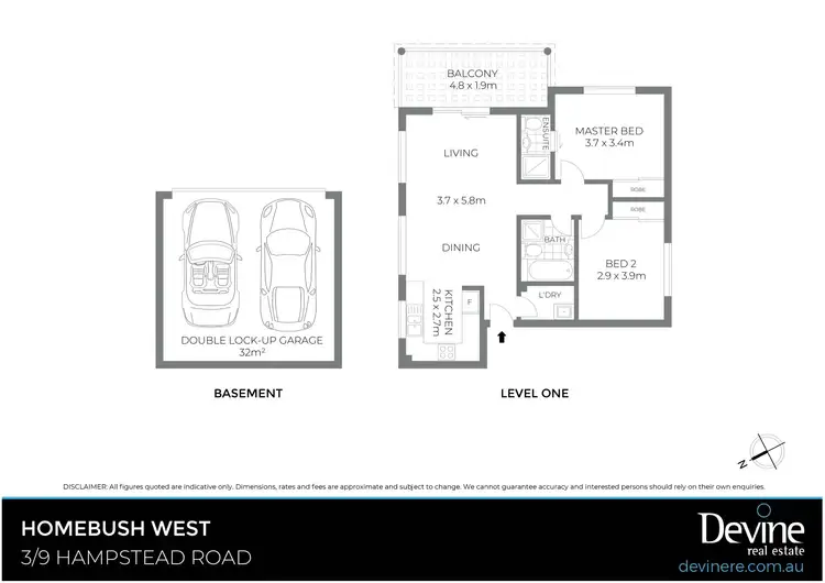 Floorplan of Homely unit listing, 3/9 Hampstead Road, Homebush West NSW 2140