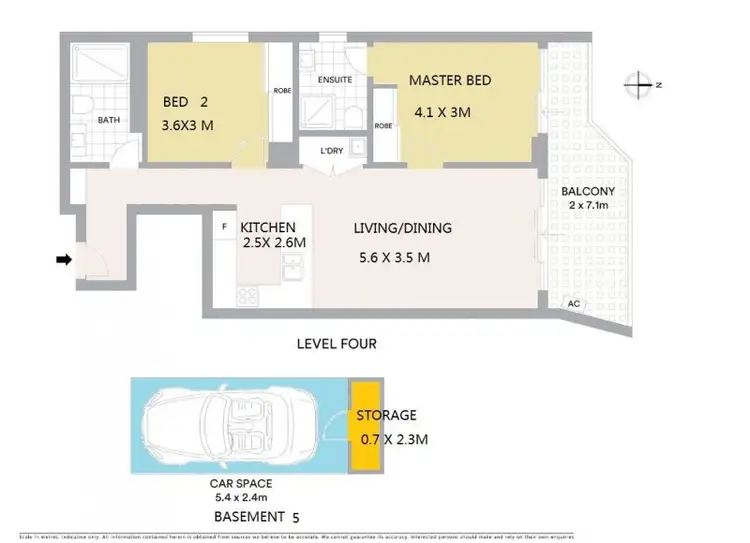 Floorplan of Homely apartment listing, 601/11 Hassall St, Parramatta NSW 2150
