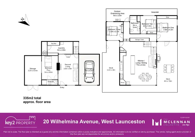 Floorplan of Homely house listing, 20 Wilhelmina Avenue, West Launceston TAS 7250