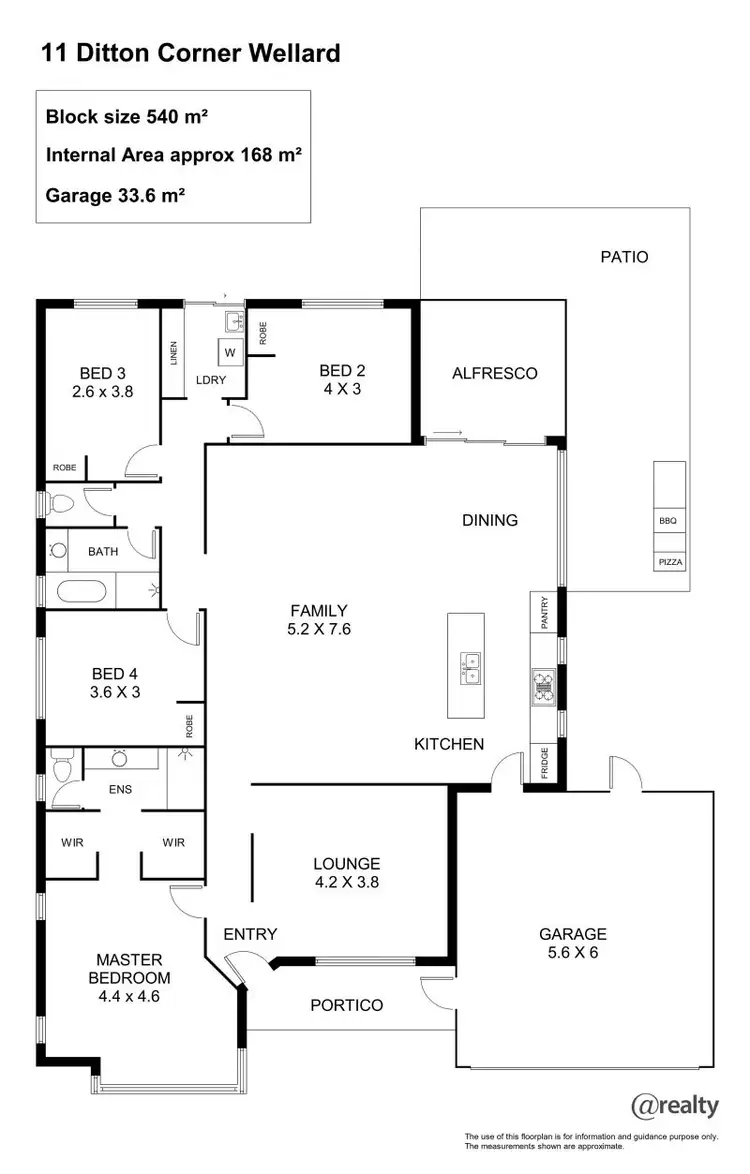 Floorplan of Homely house listing, 11 Ditton Corner, Wellard WA 6170