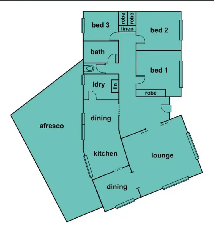 Floorplan of Homely house listing, 3 Theobald Street, Wendouree VIC 3355