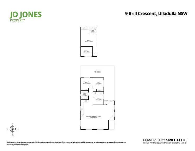 Floorplan of Homely house listing, 9 Brill Crescent, Ulladulla NSW 2539