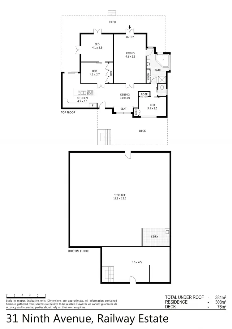 Floorplan of Homely house listing, 31 Ninth Avenue, Railway Estate QLD 4810