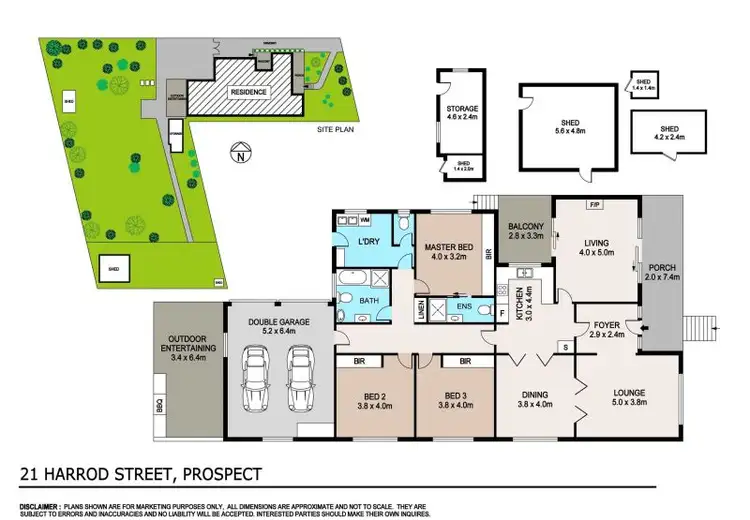 Floorplan of Homely house listing, 21 Harrod Street, Prospect NSW 2148