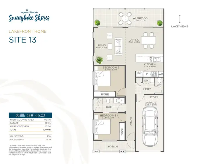 Floorplan of Homely retirement listing, 13/2 Macleay Drive, Halekulani NSW 2262