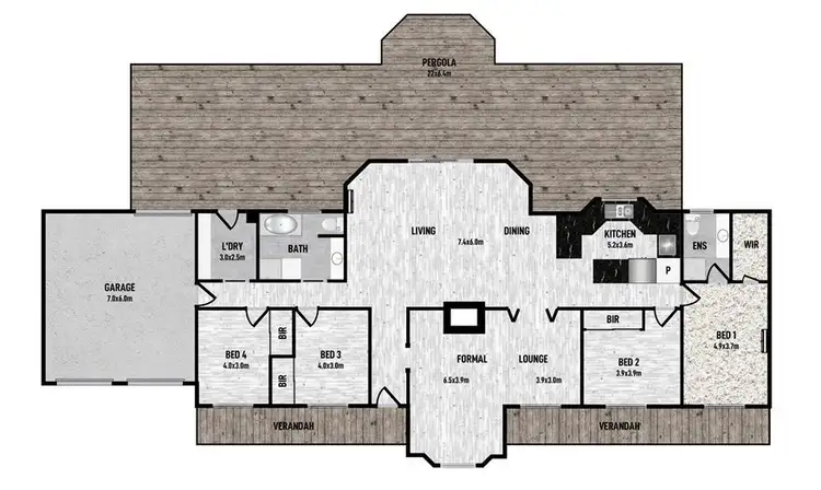 Floorplan of Homely house listing, 64 Little Dublin West Rd, Blakiston SA 5250