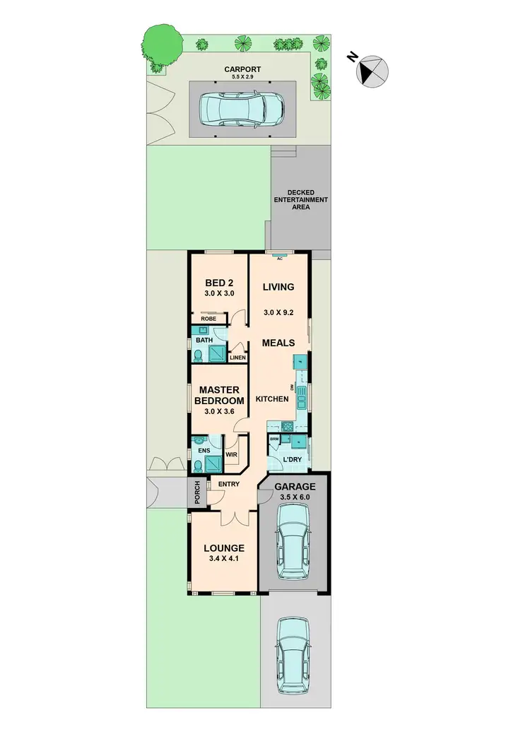 Floorplan of Homely house listing, 5 Jack William Way, Kilmore VIC 3764