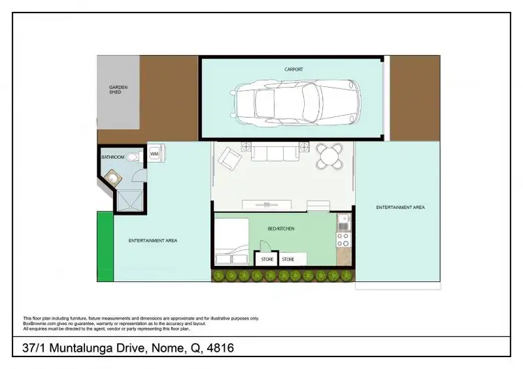 Floorplan of Homely house listing, 37/1 Muntalunga Drive, Nome QLD 4816