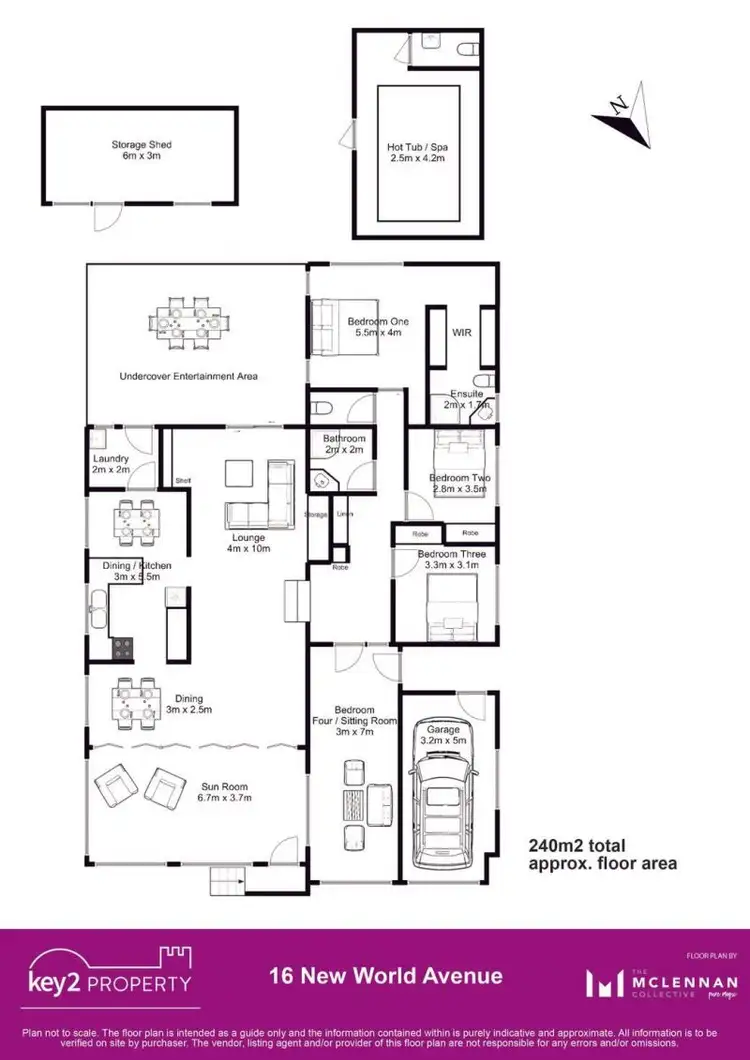 Floorplan of Homely house listing, 16 New World Avenue, Trevallyn TAS 7250