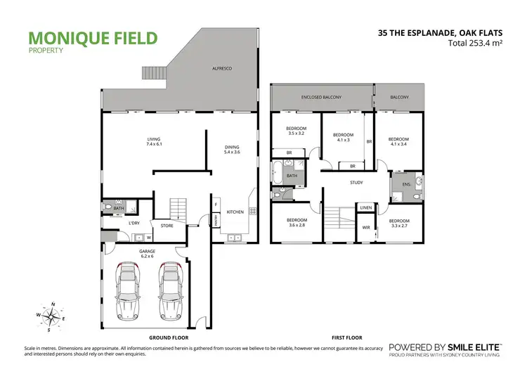 Floorplan of Homely house listing, 35 The Esplanade, Oak Flats NSW 2529