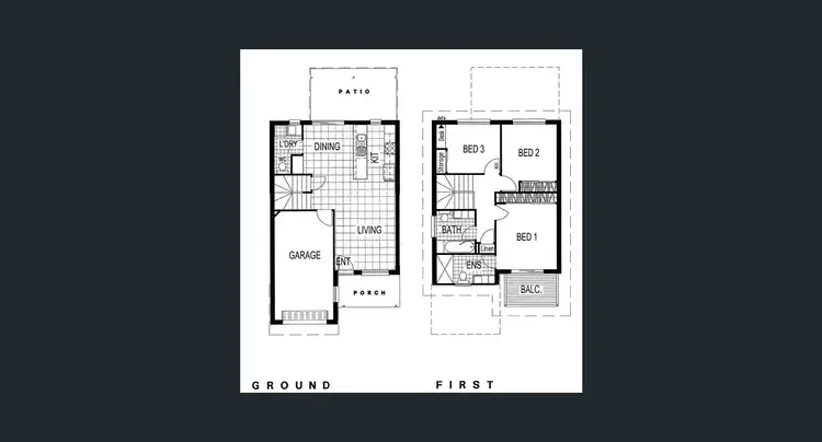 Floorplan of Homely townhouse listing, 45/12 KIMBERLEY CLOSE, Redbank Plains QLD 4301