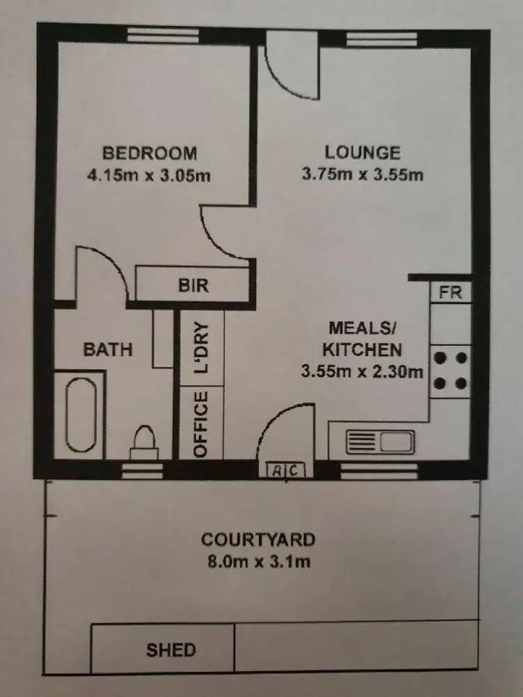 Floorplan of Homely unit listing, 3/38 Kitchener Ave, Dulwich SA 5065