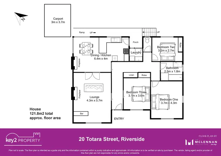 Floorplan of Homely house listing, 20 Totara Street, Riverside TAS 7250