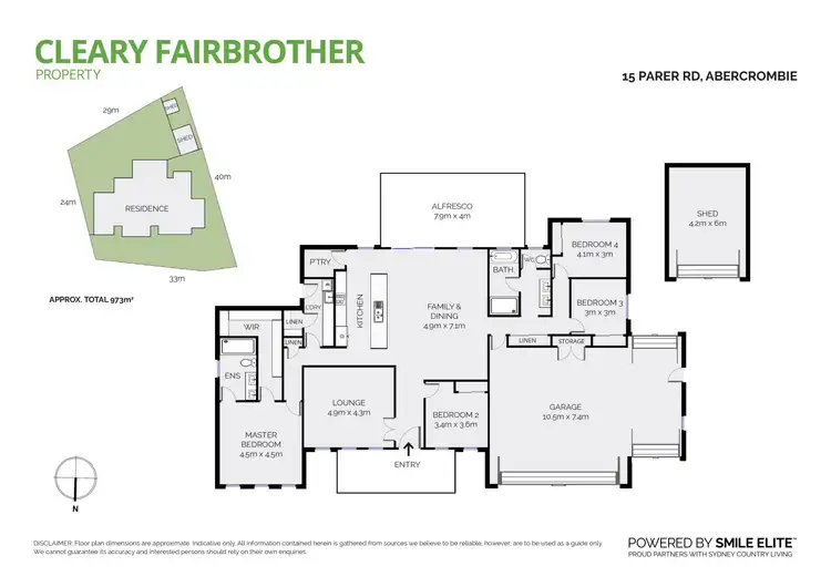 Floorplan of Homely house listing, 15 Parer Road, Abercrombie NSW 2795