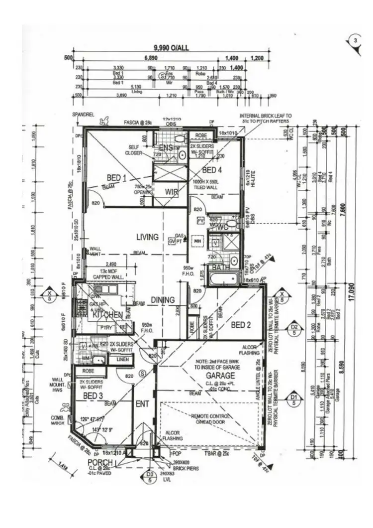 Floorplan of Homely unit listing, 3/23 Frost Bend, Piara Waters WA 6112